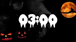 3 Minute Halloween Timer With Scary Sounds And Screaming Alarm