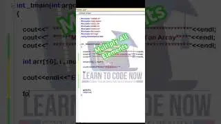 Multiply Array Number c++ | Multiply Array Elements in c