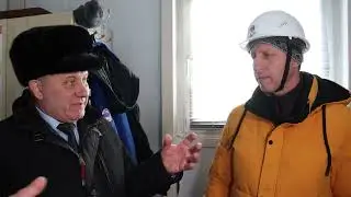 Мэр Хабаровска проинспектировал работу котельной в районе Волочаевского городка.