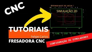 CONFIGURANDO A ÁREA DE SIMULAÇÃO 2D FRESADORA CNC SIMULADOR WINCTS