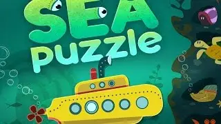 Sea Puzzle (Морская головоломка - Подводный мир) - развивающий мультфильм-игра для малышей