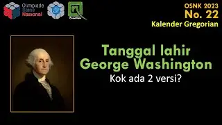 Pembahasan OSNK Astronomi 2023, no 22 - Lahirnya George Washington