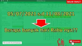 Tutorial Excel Mudah - Mencari Jumlah Hari Diantara Dua Tanggal