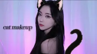 인스타 고양이상 셀럽st🐈‍⬛ | 무쌍 눈 두배 되는 파티 메이크업🍾