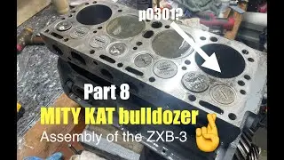Mity Kat bulldozer engine its time to put it together!