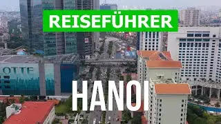 Stadt Hanoi in 4k. Vietnam, Hanoi zu besuchen