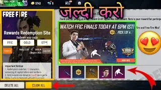 Free Fire Redeem Code Today || Skyler Live Redeem Code Today