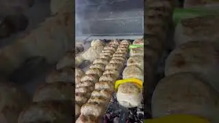 Шашлык от Маке #food #cutebaby #grill #funny #kebab #шашлык #bbq #chicken #streetfood