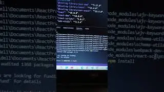 How to Solve Error Cannot Find Module 'ajv/dist/compile/codegen' | Module not found error in reactjs