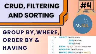MySQL CRUD Operations, Filters & Must-Know Clauses | Full SQL Tutorial