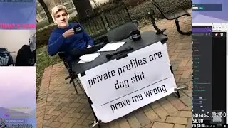 Overwatch what xQc thinks of private profiles