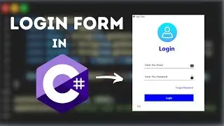 C# Login Form Tutorial: Step-by-Step Guide to Create a Login Form in C# By DR Programming