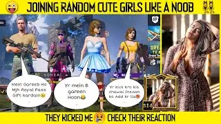 😂 RANDOM 2 CUTE GIRLS 👯 CONQUEROR I AM NOOB PRANK ... -DW Hamza gaming