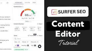 Surfer SEO Content Editor Tutorial 2026 (Complete DEMO for Beginners)
