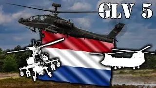 RNLAF CH-47F Chinook and AH-64E training in the GLV5 (Netherlands)