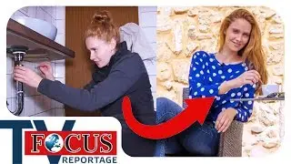 As the only woman on the construction site: Life as a plumber and model | Focus TV report