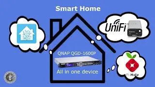 Home Assistant, pi-Hole, Unifi controller... all in one device.QNAP QGD-1600P center of smart home.
