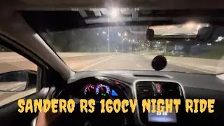 Sandero RS quick night drive