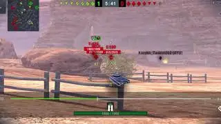 WOT BLITZ Топ урон на бабахе!)))