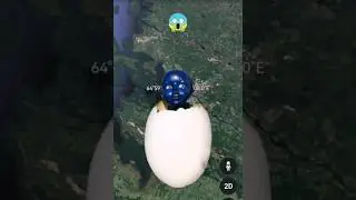 Baby in an egg😱on Google Earth 