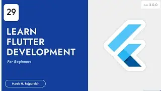29.Create Dart Class With Named Parameter Constructor | Flutter 3 In Hindi