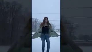 it snowed today for the first time in a while in ohio🤍 #aesthetic #snow