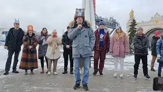 Егор Бероев, Константин Хабенский, Сергей Сафронов. Благотворительный день на катке ВДНХ. 03.02.2024
