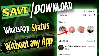 Without App WhatsApp Status Download Kaise Kare | How to save whatsapp status |WhatsApp Status Saver