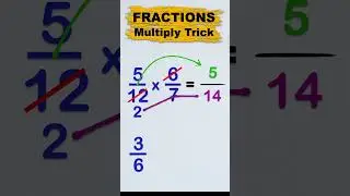 Multiply 2 fractions| Fraction Multiply Trick | 