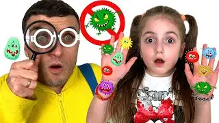 Маша и папа и История о том как важно мыть руки