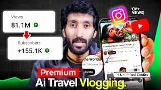 Ai Travel Vloging video  , Ai travel vlogs video kasy banain.