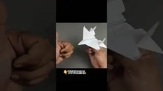 Jet Tempur F 15 Kertas #origami #pesawatkertas