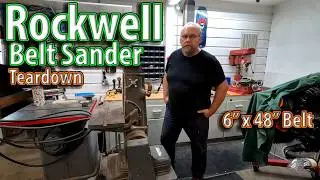 1960s Delta Rockwell Sander, Model 31-501  6x48 Belt Pt.1 - Teardown