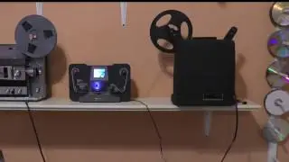 Wolverine MovieMaker Reels2Digital setup for 7 inch reels to 7