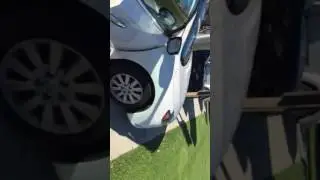 Aryan is cleaning car!