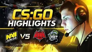 CSGO Highlights: NAVI Junior vs Hellraisers, Team Spirit