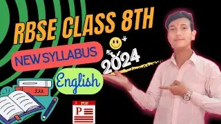English syllabus class 8th / rbse 8th class english syllabus 2024-25 / 8th class syllabus 2024-25