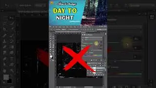 How To Change Day To Night In Photoshop | Easily | 
