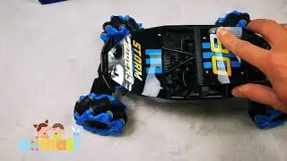 Mașinuța cascadorii cu amortizoare