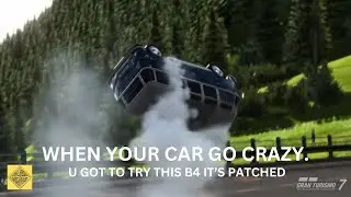 WHEN YOUR CAR GO CRAZY IN GT7 - New Update 1.49 Glitch