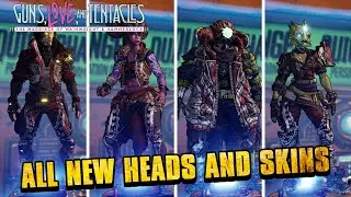 Borderlands 3 - Guns, Love And Tentacles (DLC #2) All NEW Heads, Skins & Emotes