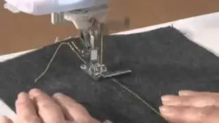 Brother Domestic Sewing Machine Stitch Guide Foot Tutorial