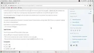 Sherlock and  Array Hacker Rank Solution in C Programming