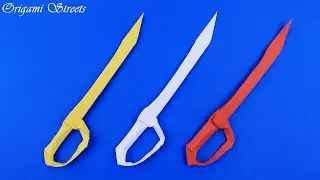 Как сделать саблю из бумаги