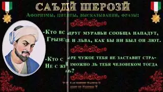 Афоризмы и цитаты великих Таджиков 2018