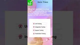 3.Selenium Quiz - Find Type of Testing Technique