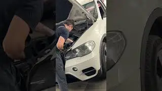 BMW X5 E70 замена компрессора кондиционера