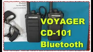 Радиостанция VOYAGER CD-101 имеет встроенный Bluetooth модуль