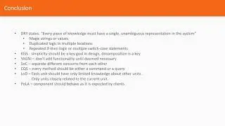 Meta and SOLID Principles in C# Video Series - Conclusion