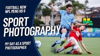 My day as a Sports Photographer: Behind the GOPRO and Lightroom Edits of the NPL,  Football NSW
